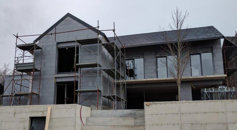 Gradnja pasivne hiše - okolica Grosuplja (1)