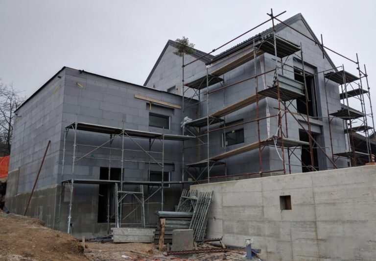 Gradnja pasivne hiše - okolica Grosuplja (3)