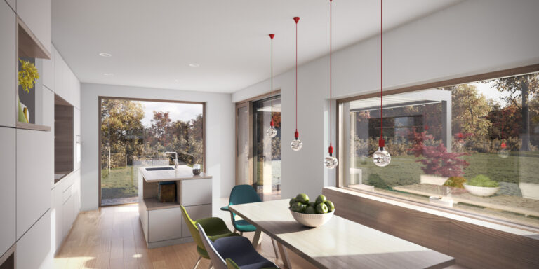 Notranjost JUBHome tipske hiše Classic 123