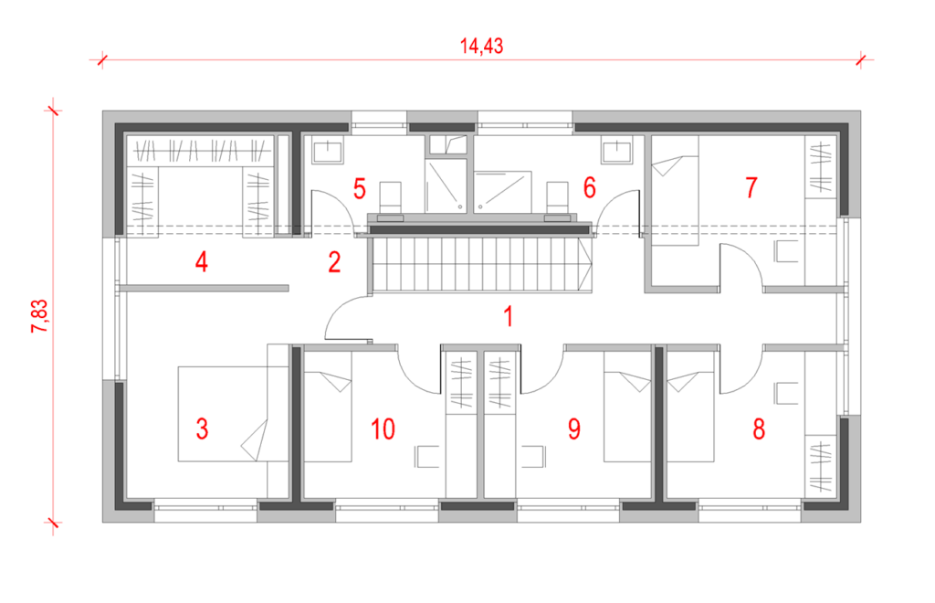 JUBHome tipska hiša CLASSIC 153
