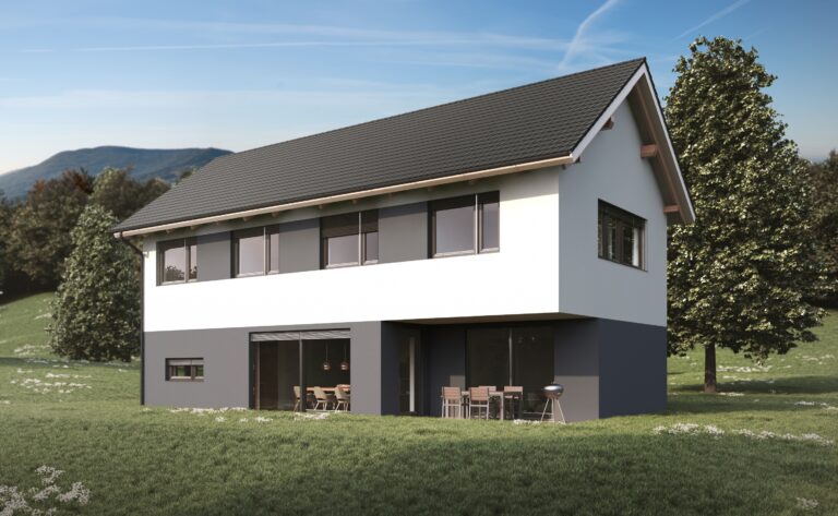 Vizualizacija tipske hiše Classic 153