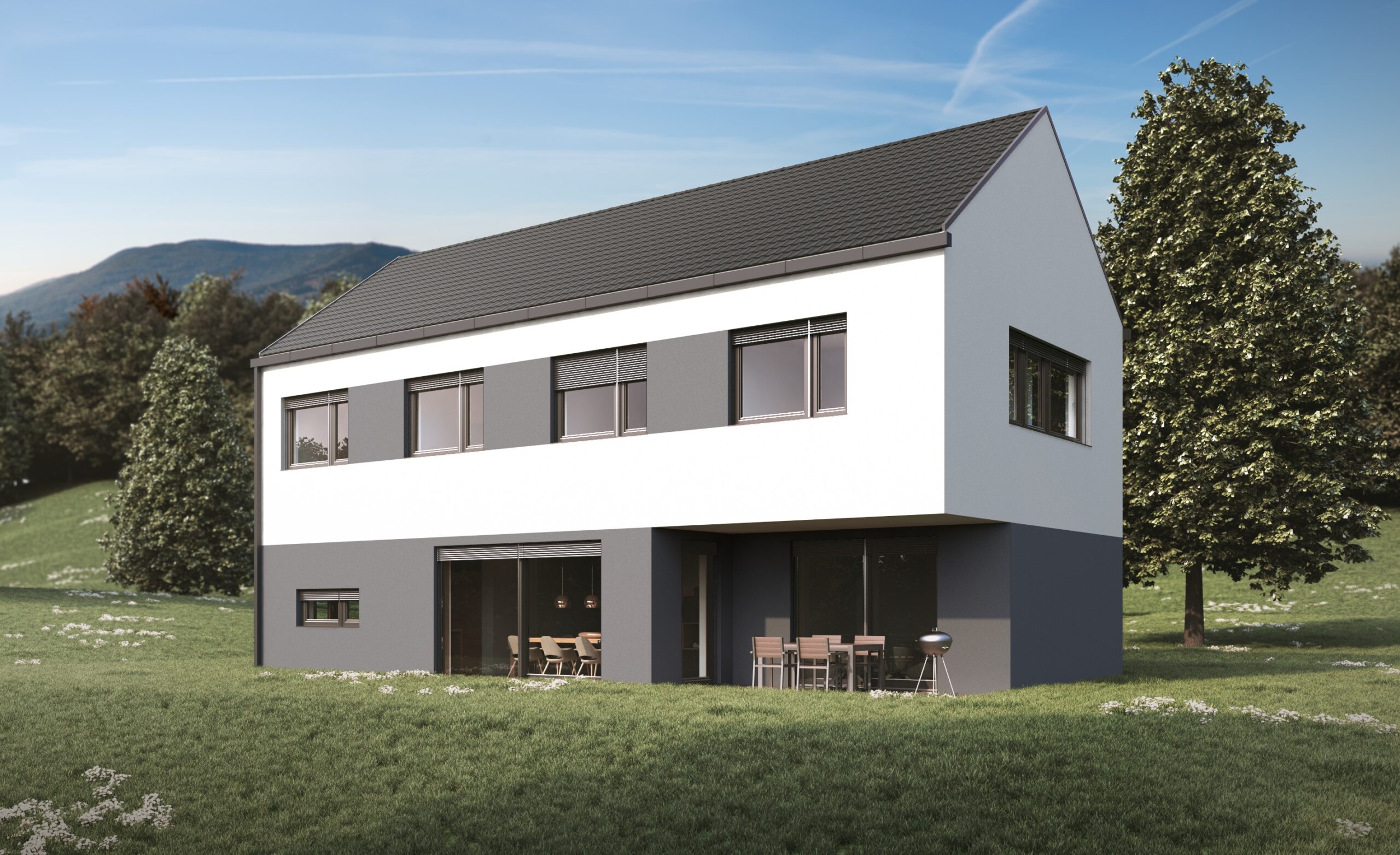 3D render JUBhome tipske hiše Rational 153