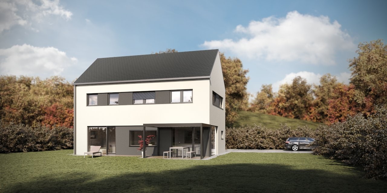 Vizualizacija JUBHome hiše Rational 123