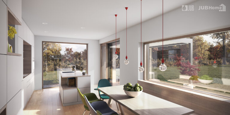 Notranjost JUBHome tipske hiše Rational 123