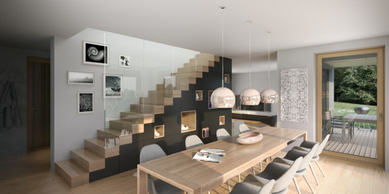 Notranjost JUBHome hiše Classic / Rational 153