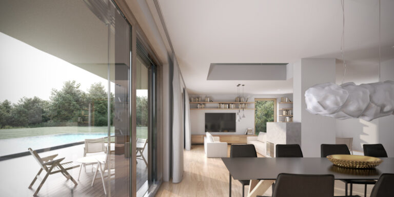 Notranjost tipske hiše ARH+ 212