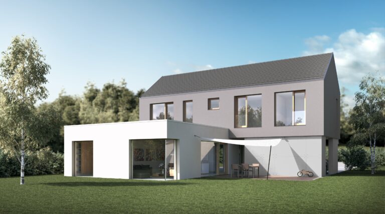 Vizualizacija hiše Modern 186 D
