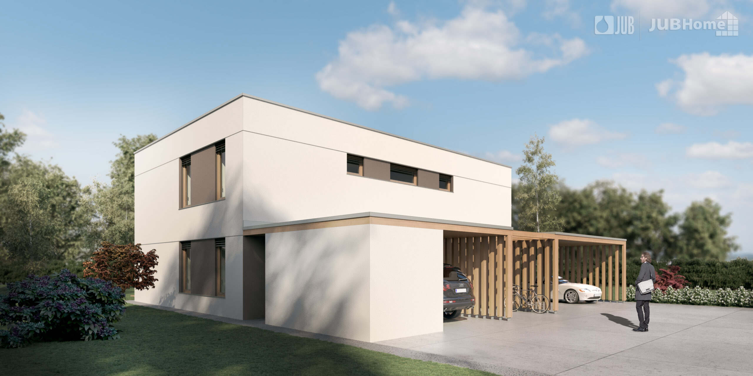 Vizualizacija tipske hiše Modern 213